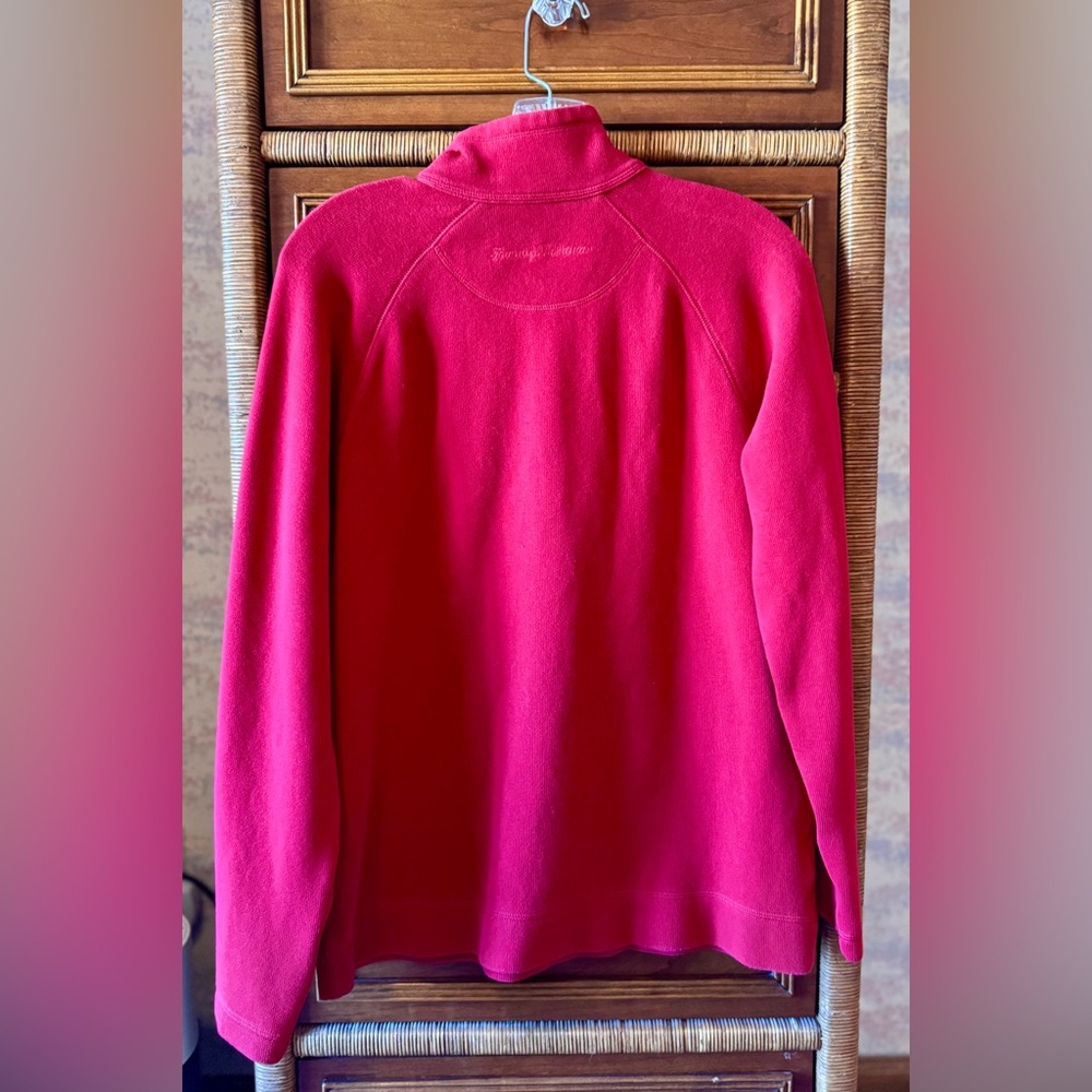Tommy Bahama Women’s Half-Zip Long Sleeve Sweater Sequin Embellishment - Medium - Picture 2 of 8